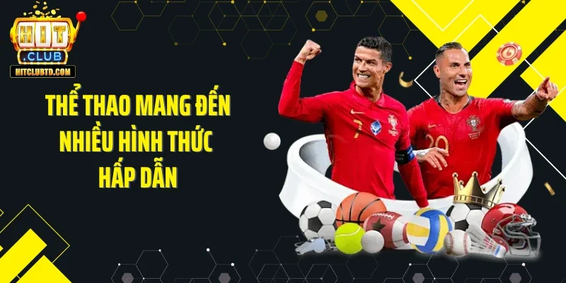Thể thao mang đến nhiều hình thức hấp dẫn